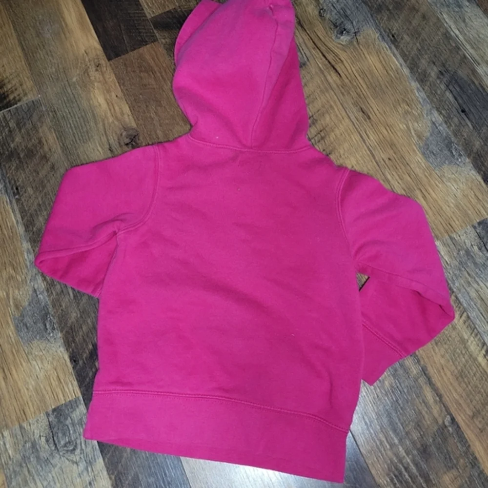 Gap Toddler hot‎ pink soft fuzzy pullover 4T